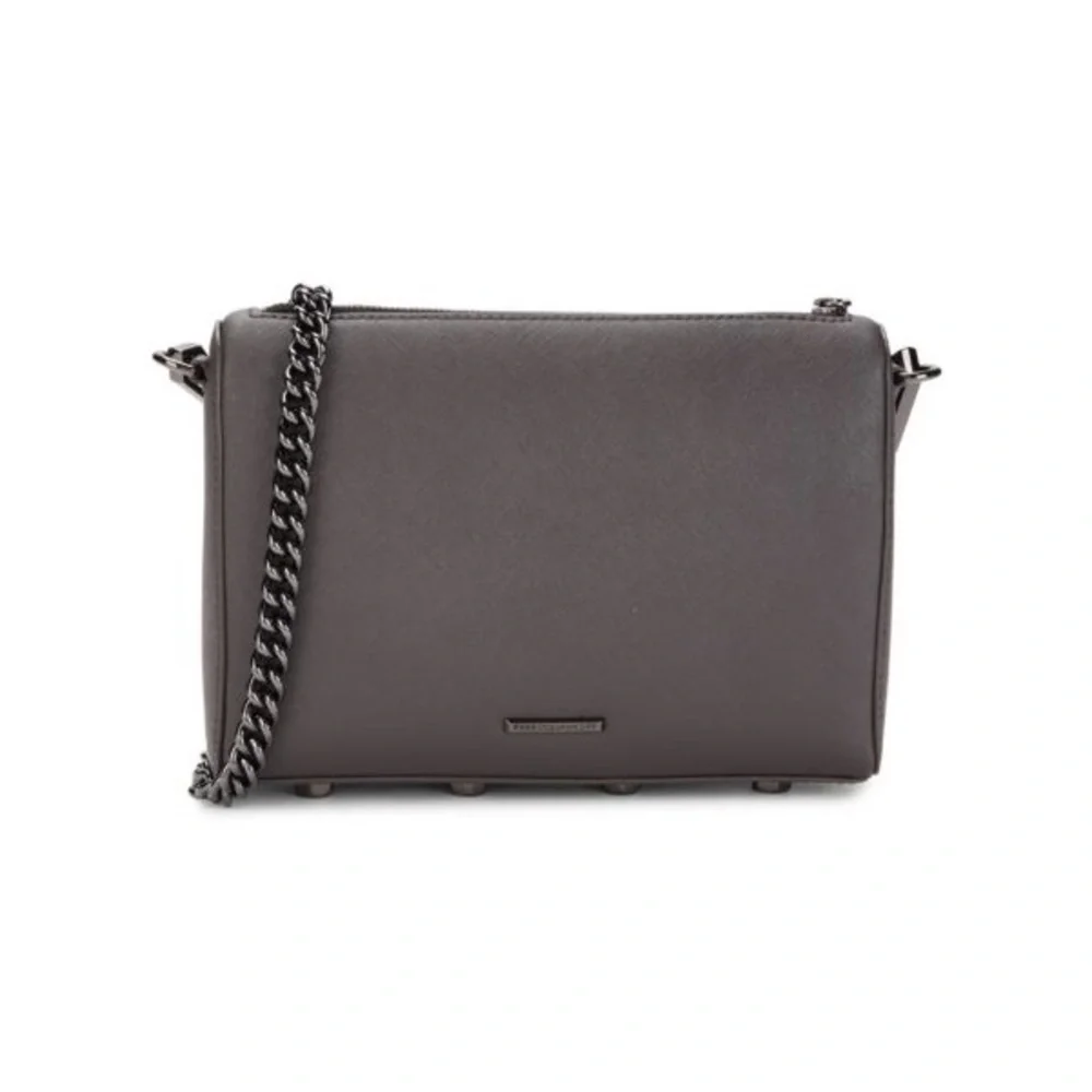 Rebecca Minkoff Avery Leather Crossbody Bag (Color - Graphite) - Picture 3 of 9